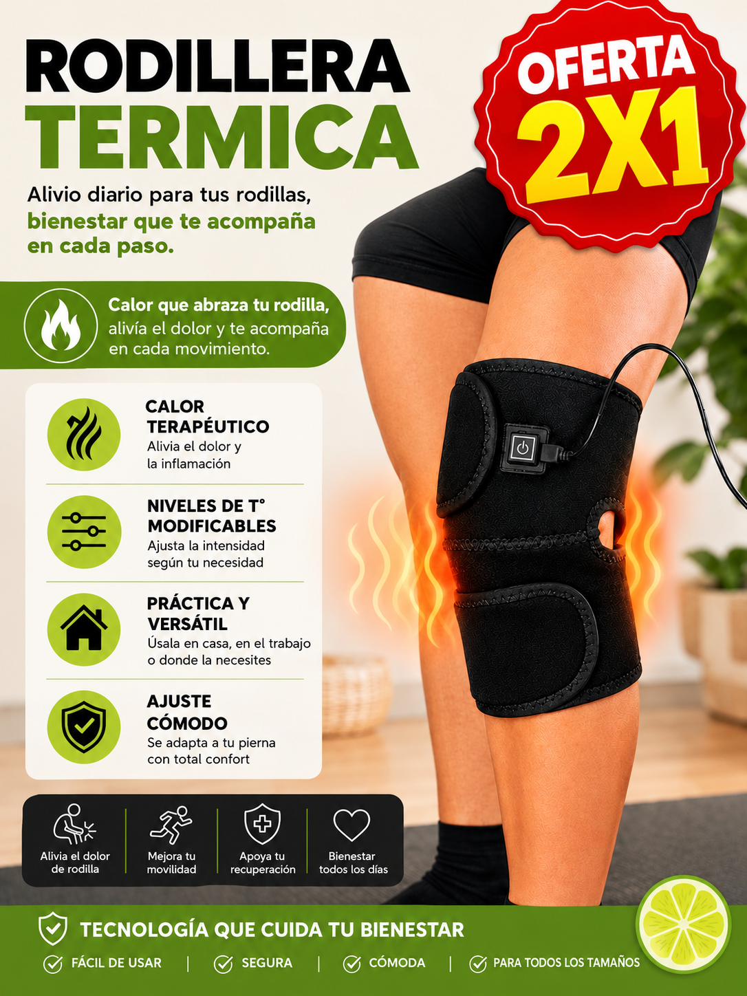 RODILLERA TERMICA - LLEVA 2 Y SOLO PAGA 1
